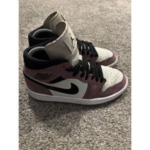 Nike Air Jordan 1 Mid SE Light Mulberry DC7267-500 Womens Size 7